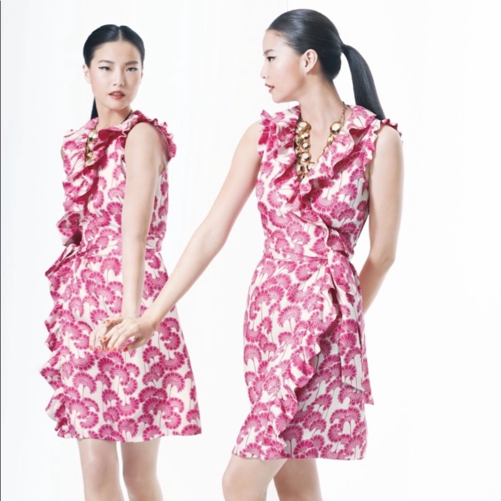 Kate Spade FLorence Broadhurst Wrap Dress SIZE 8